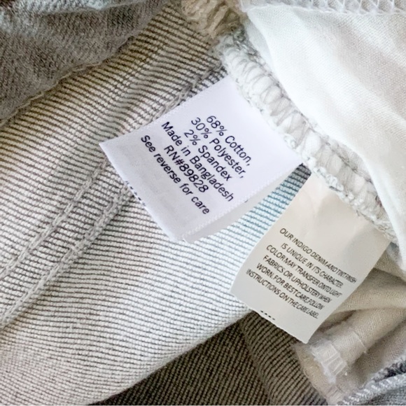 NINE WEST -NWT- Nassau Gray -Curvy High Rise Skinny Jeans- Size: 4L - Picture 4 of 8